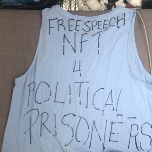 Tank top free speech political prisoners